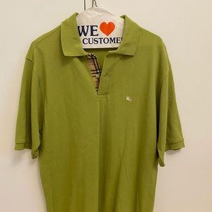Burberry polo short sleeve shirt 
Size: M
